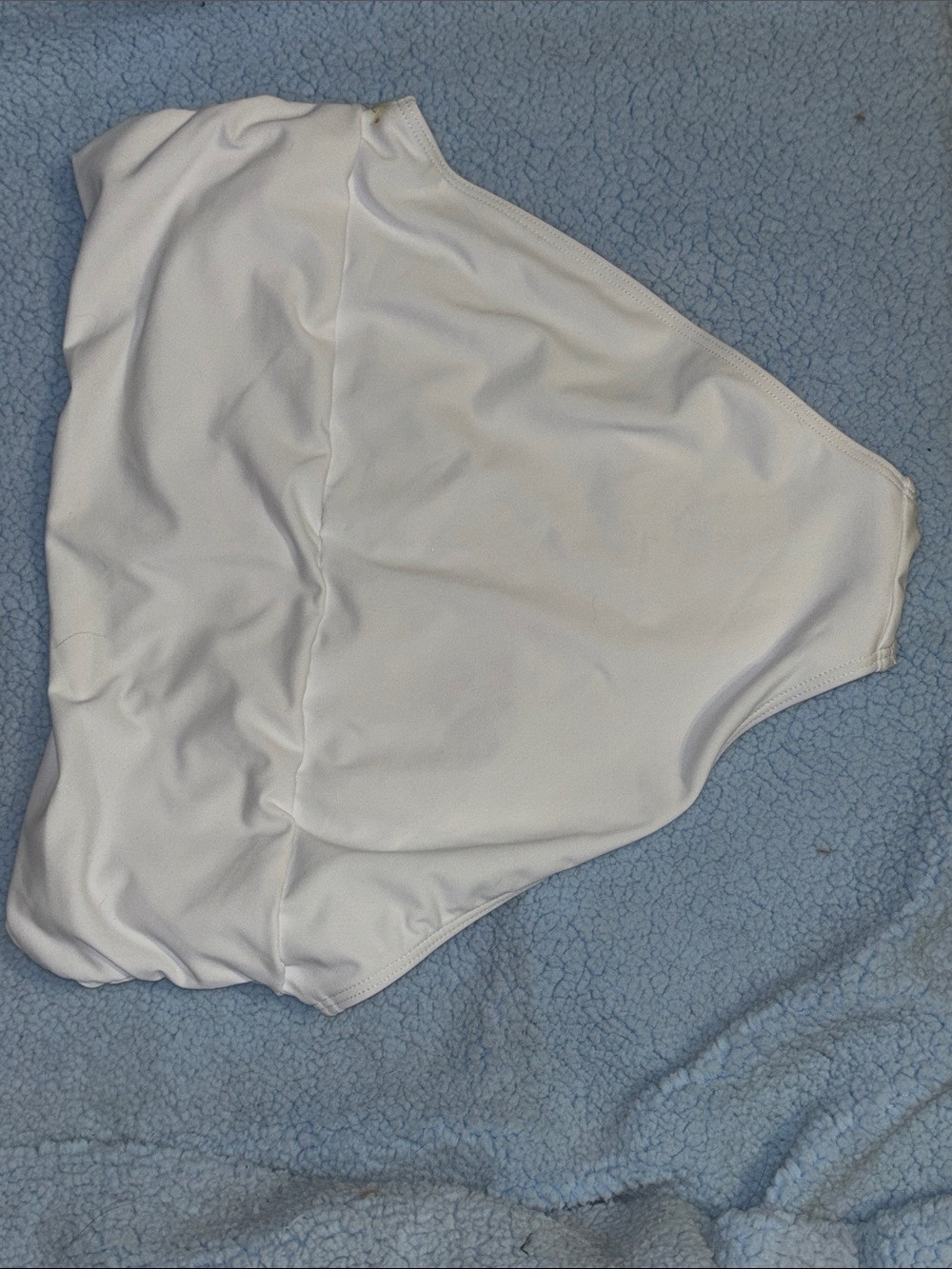Tempt Me Swim Bottoms‎ High Waisted White Size Medium 8 10 - Picture 3 of 10